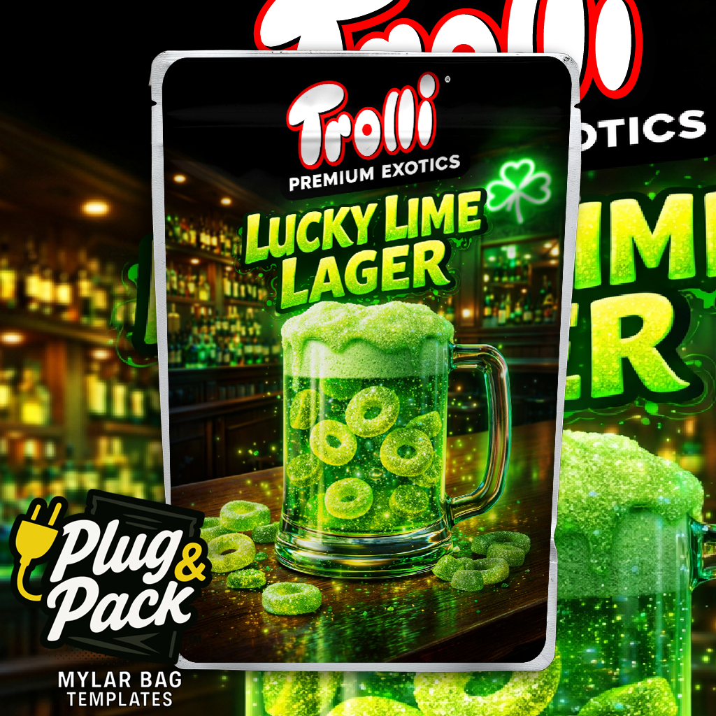 Trolli Lucky Lime (Digital Bag Template)