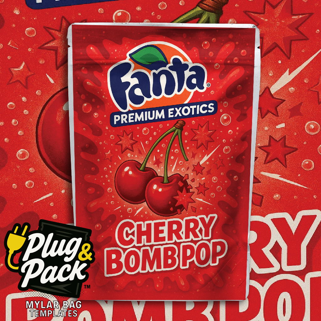 Fanta Jolly Cherry Pop (Digital Bag Template)
