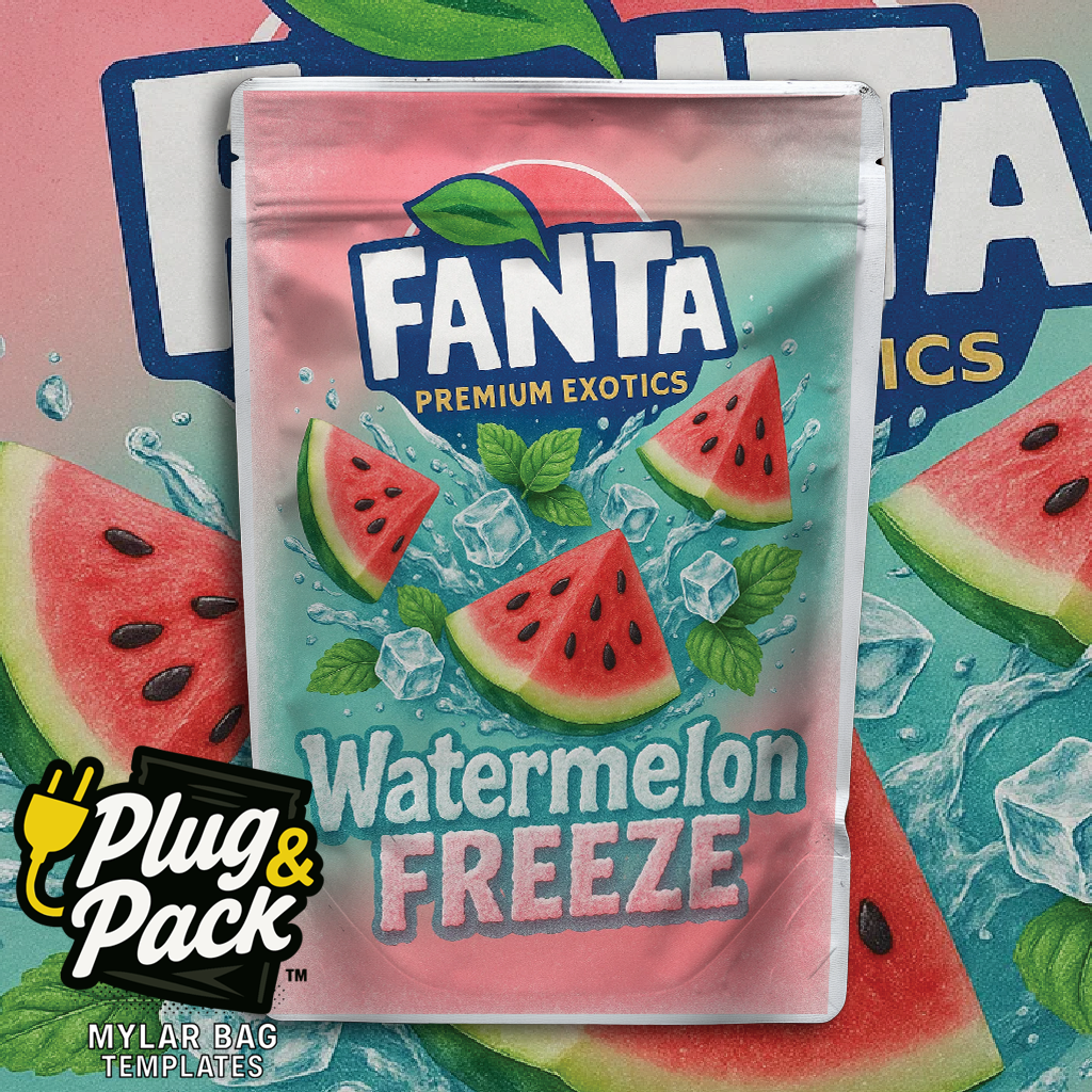 Fanta Watermelon Freeze (Digital Bag Template)