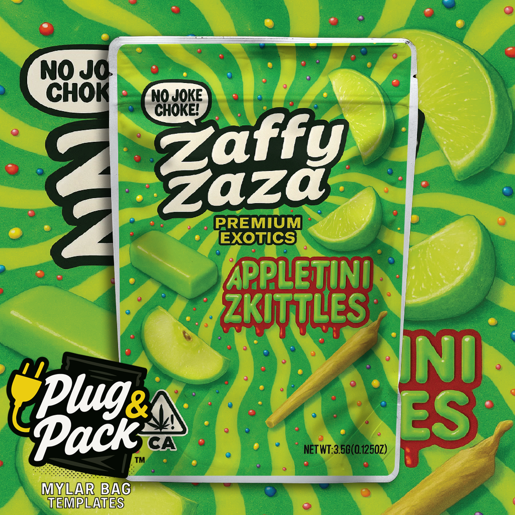 Zaffy Zaza Appletini (Digital Bag Template)