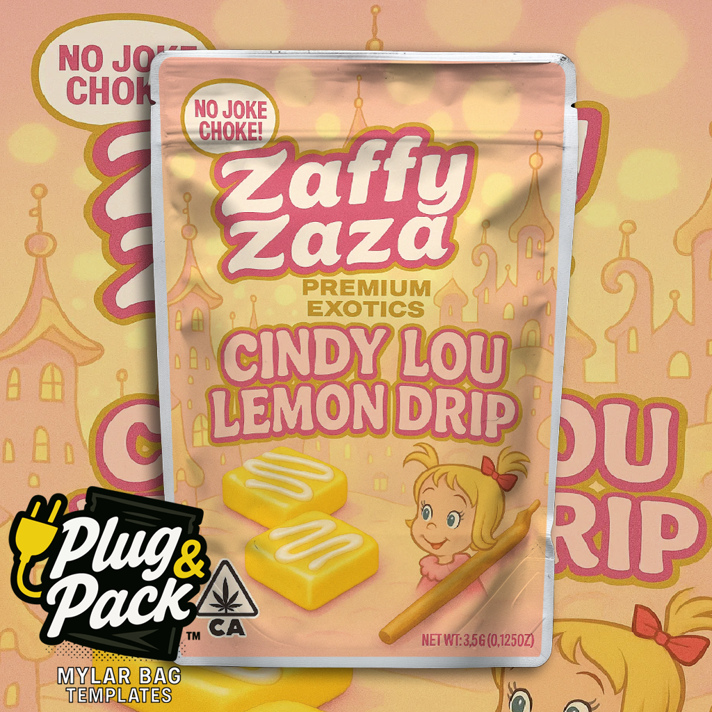 Zaffy Zaza Cindy Lou (Digital Bag Template)