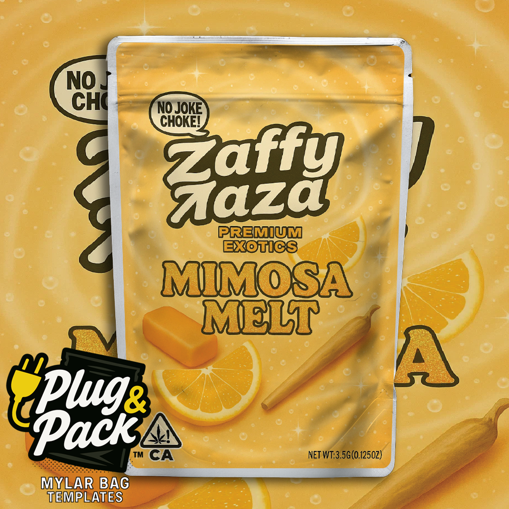 Zaffy Zaza Mimosa Melt (Digital Bag Template)