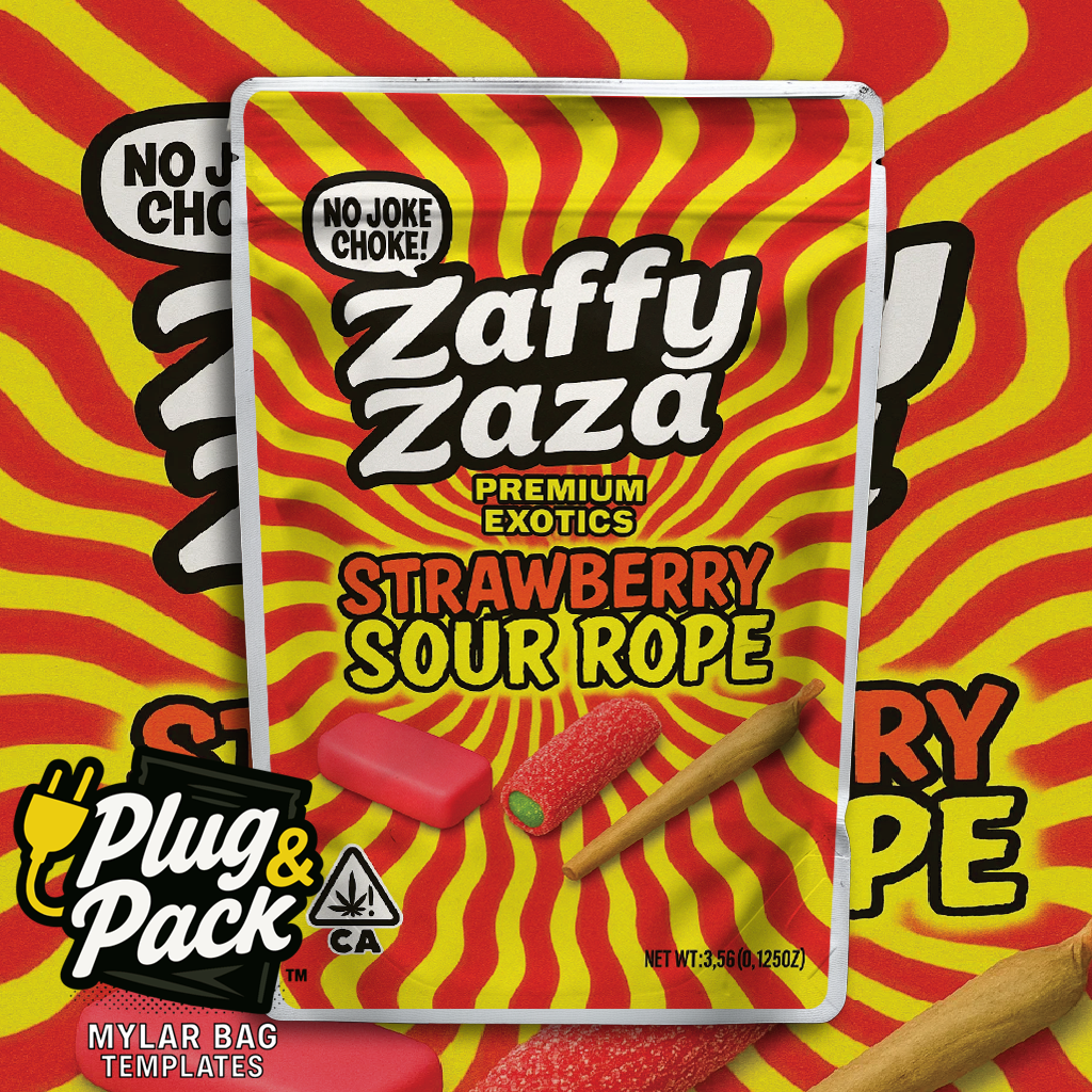 Zaffy Zaza Banana Cream (Digital Bag Template) (Copy)