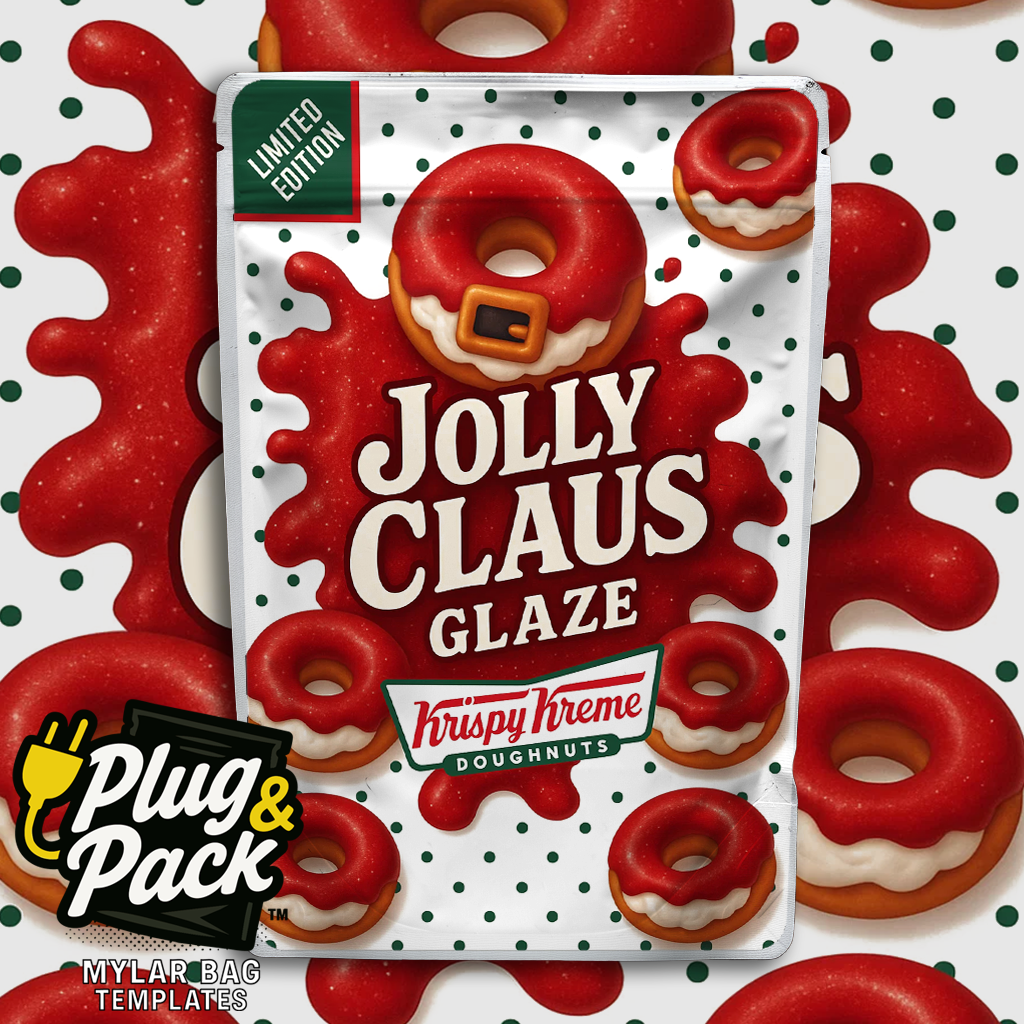 Jolly Clause Donut (Digital Bag Template)