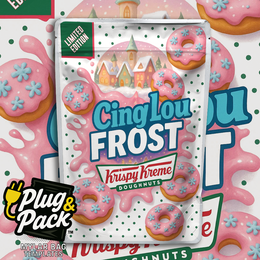 Cindy Lou Frost Donut (Digital Bag Template)