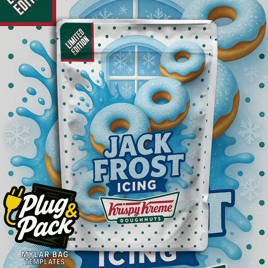 Jack Frost Donut (Digital Bag Template)