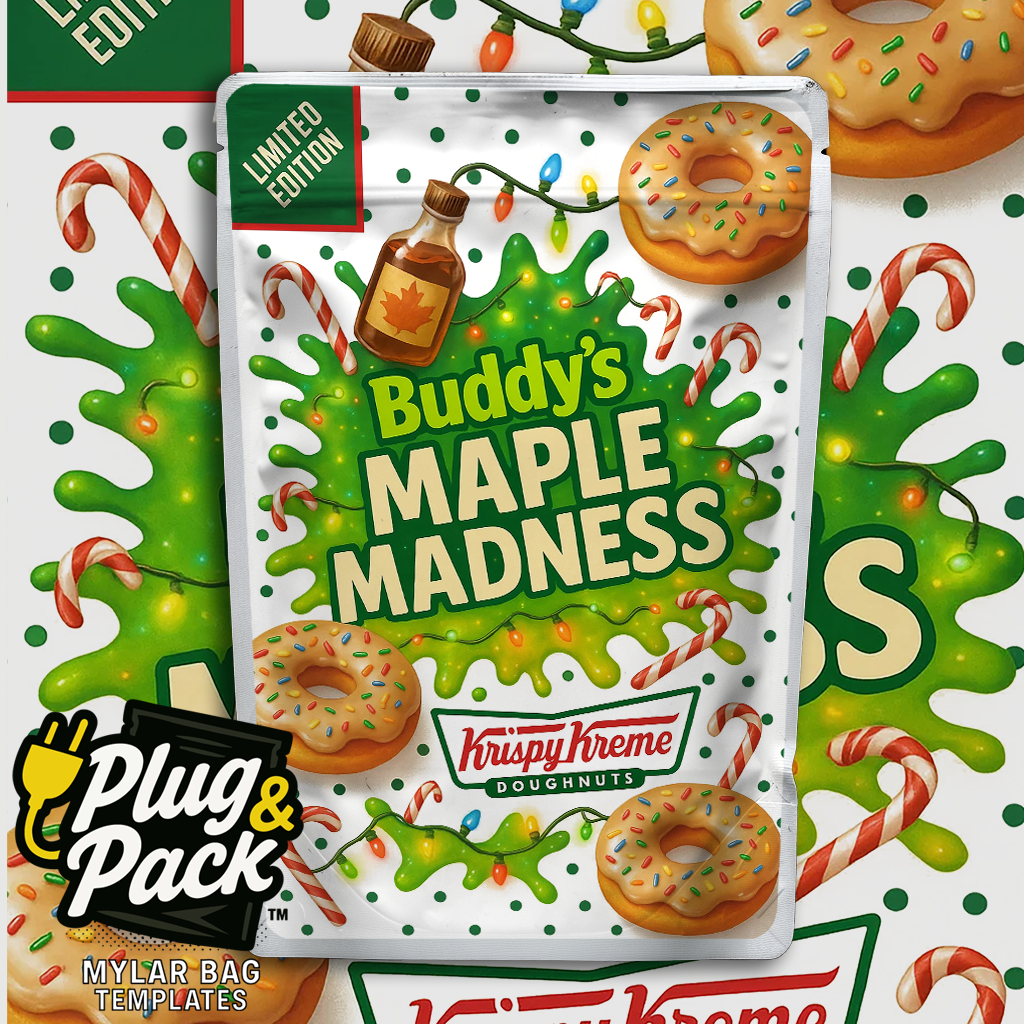 Maple Madness Donut (Digital Bag Template)