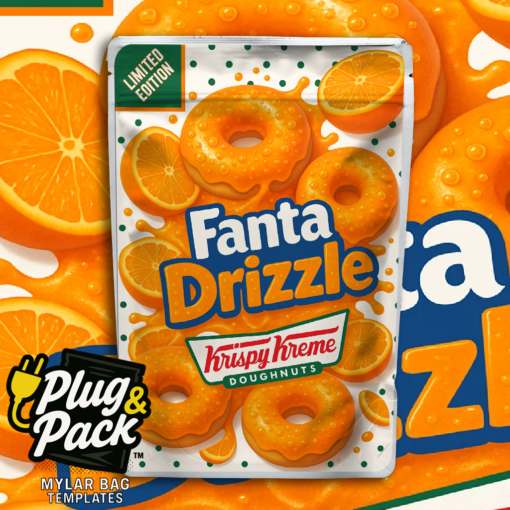 Fanta Orange Donut (Digital Bag Template)