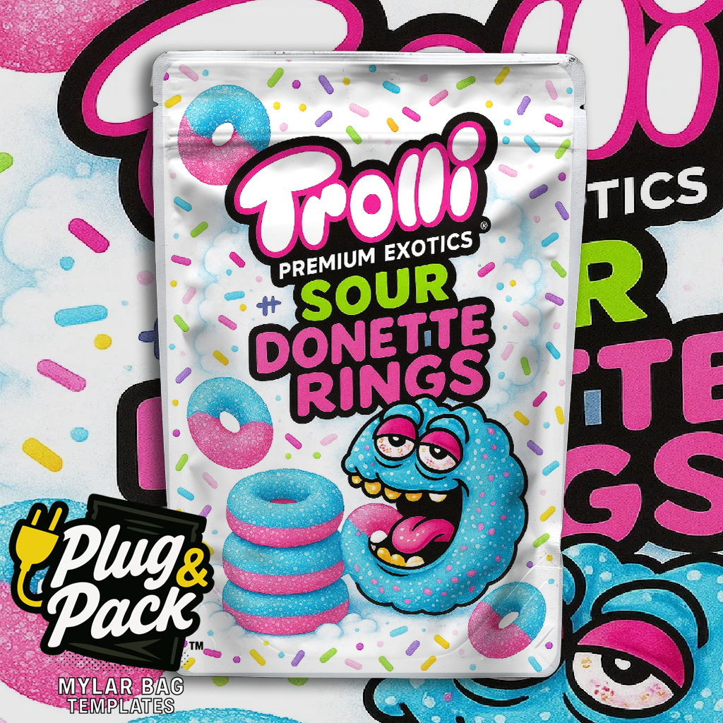 Sour Donette Rings (Digital Bag Template)