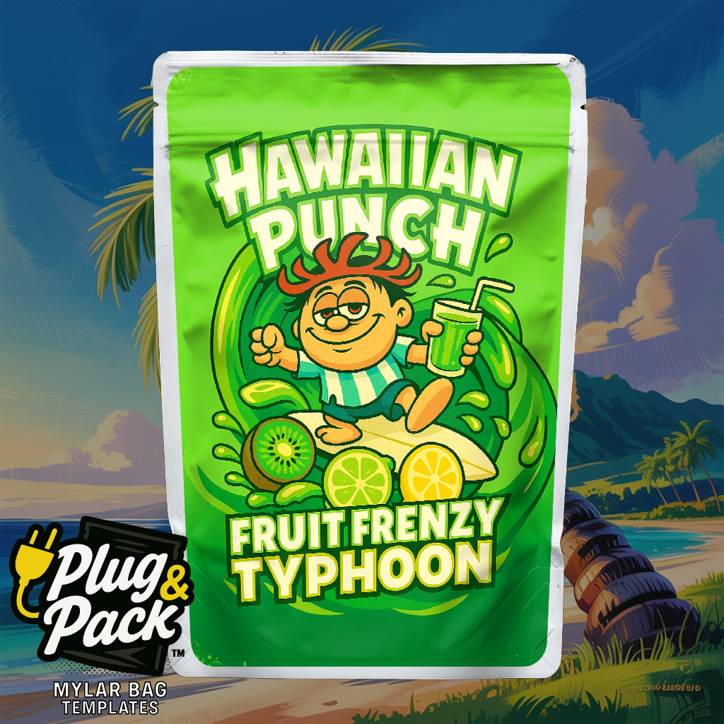 Hawaiian Punch Fruit Frenzy (Digital Bag Template)