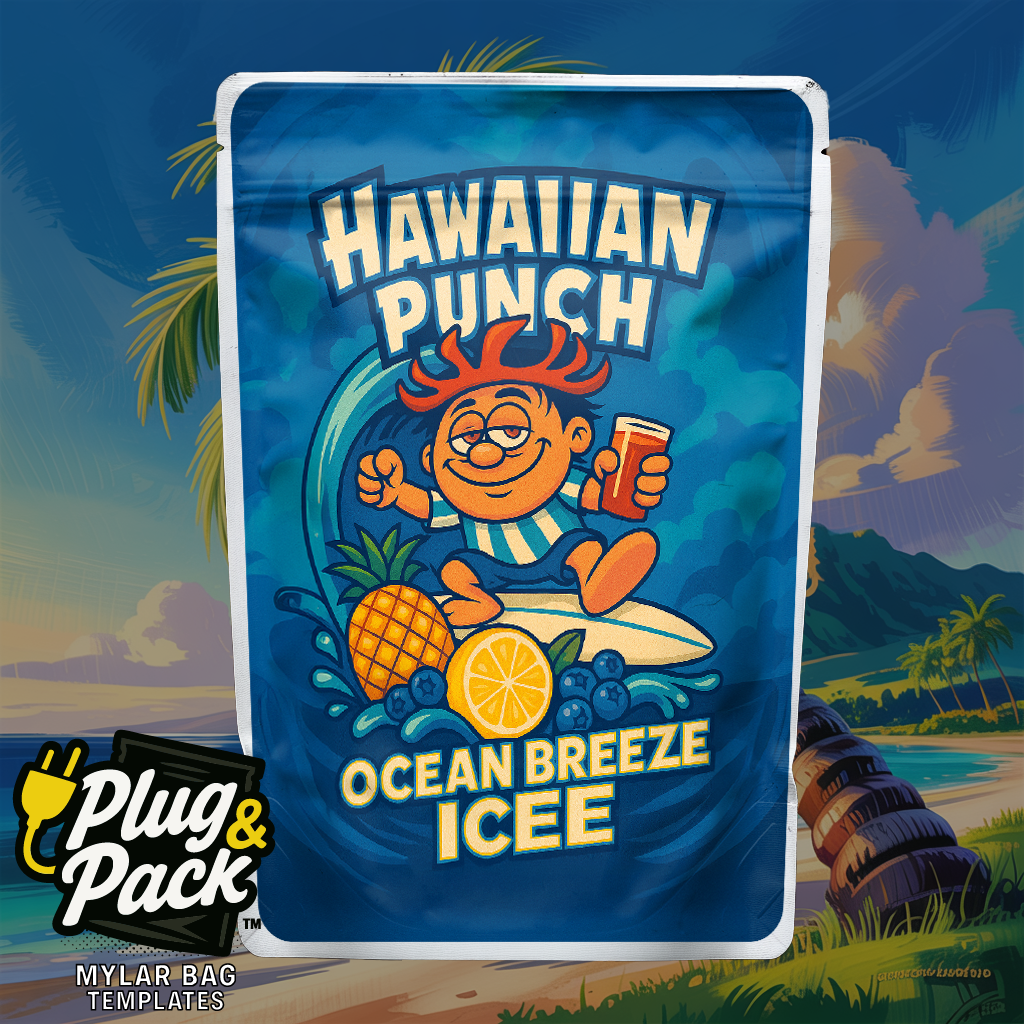 Hawaiian Punch Ocean Breeze Freeze (Digital Bag Template)