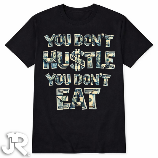 "Hu$tle to Eat" Crewneck T-shirt