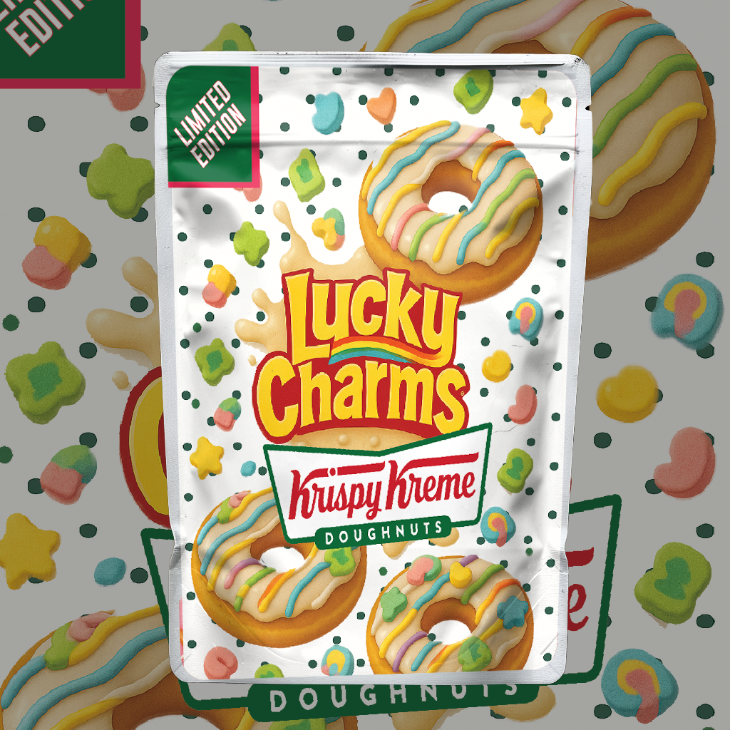 Lucky Charm Donut (Digital Bag Template)