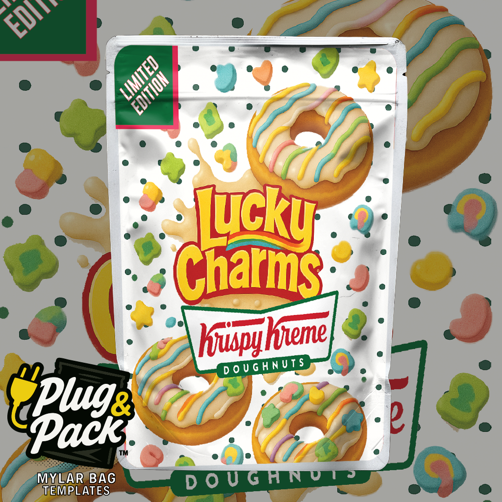 Lucky Charm Donut (Digital Bag Template)