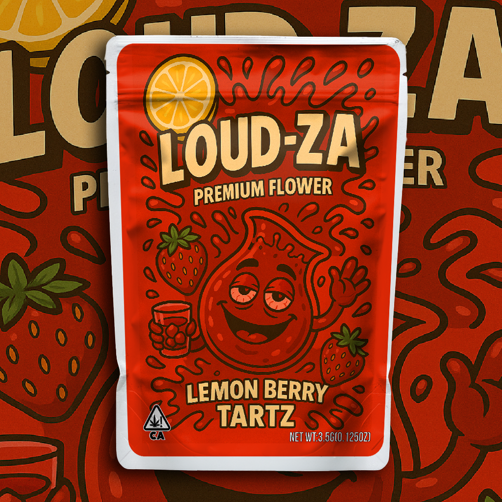 Loud Za Lemon Berry Tartz (Digital Bag Template)