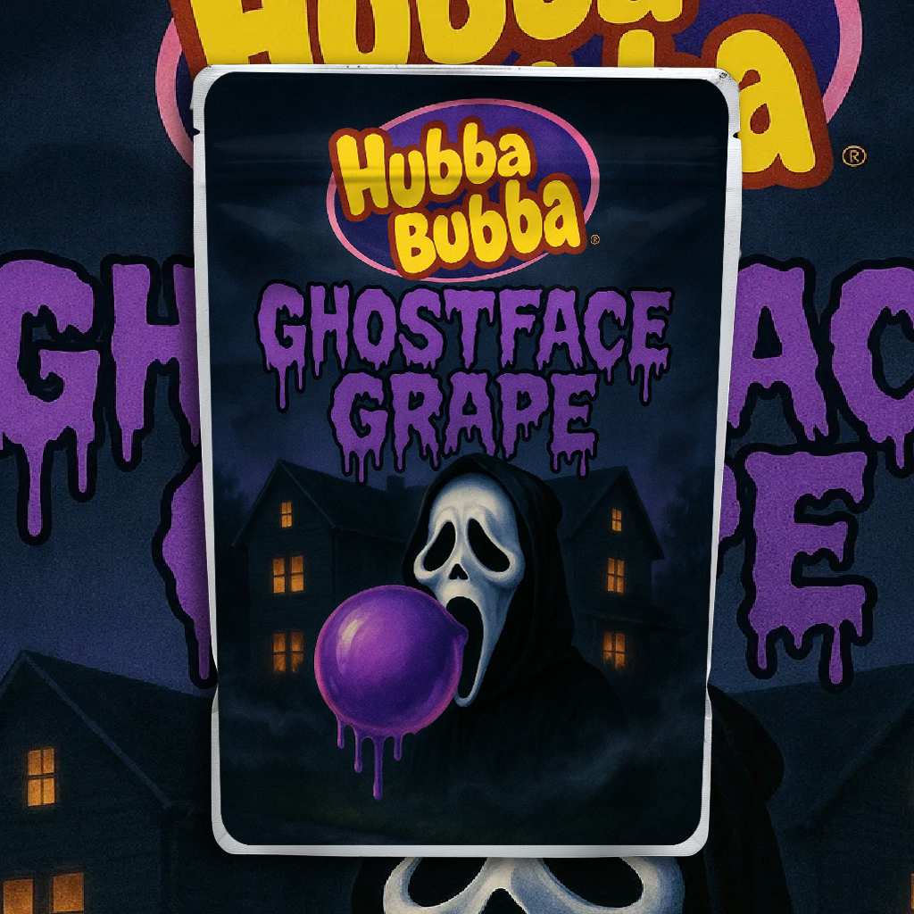 Ghostface Grape Hubba Bubba(Digital Bag Template)