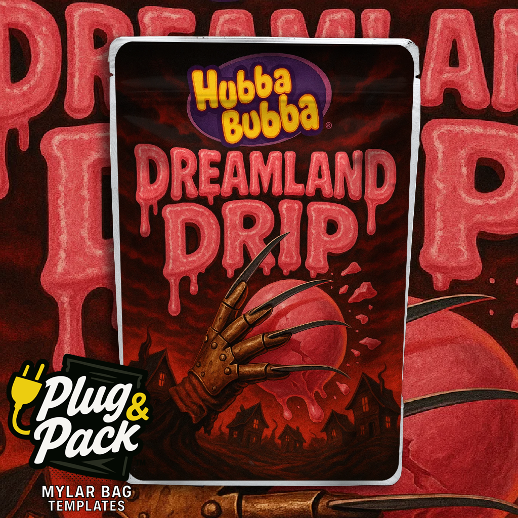 Dreamland Drip Hubba Bubba(Digital Bag Template)