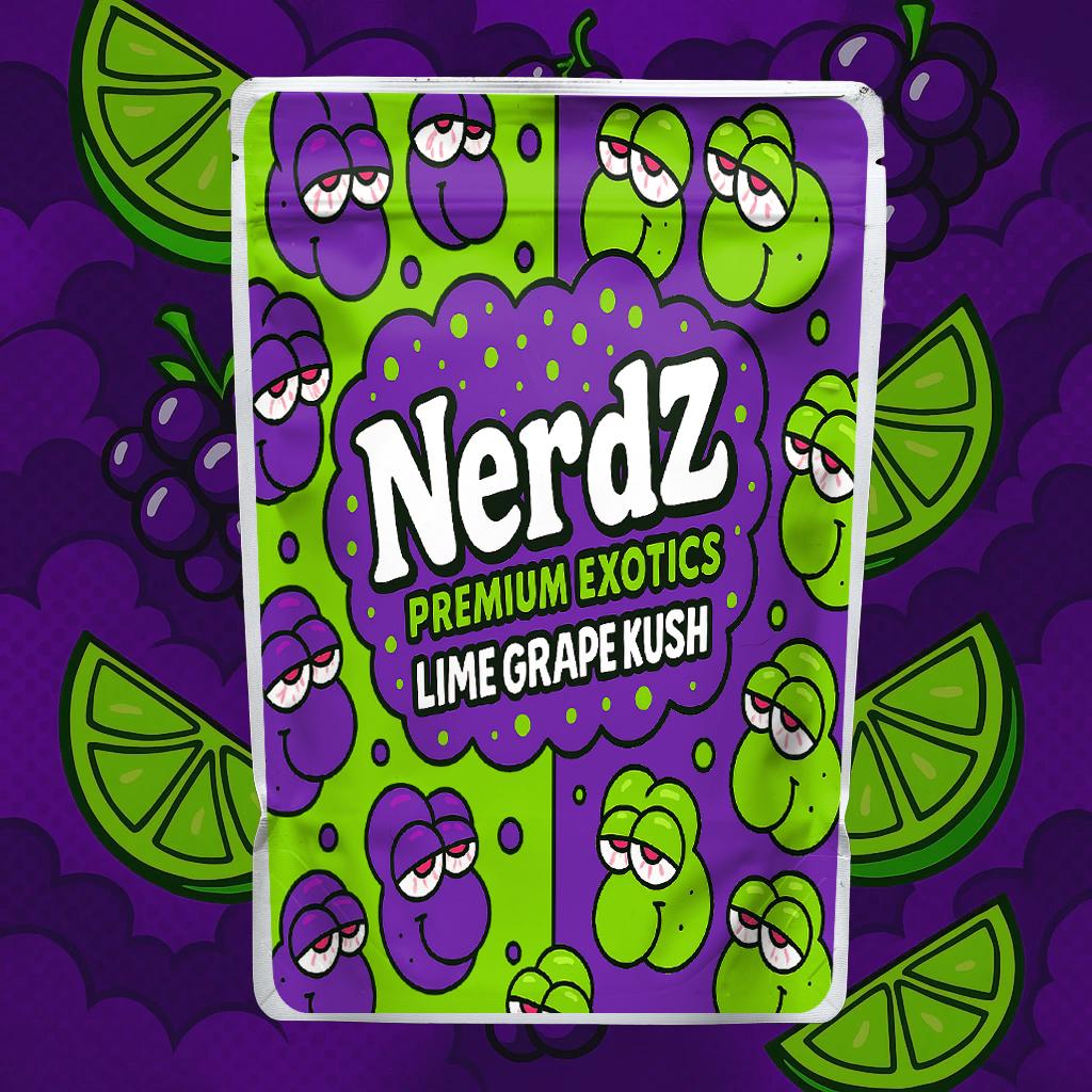 Nerdz Grape Lime (Digital Bag Template)