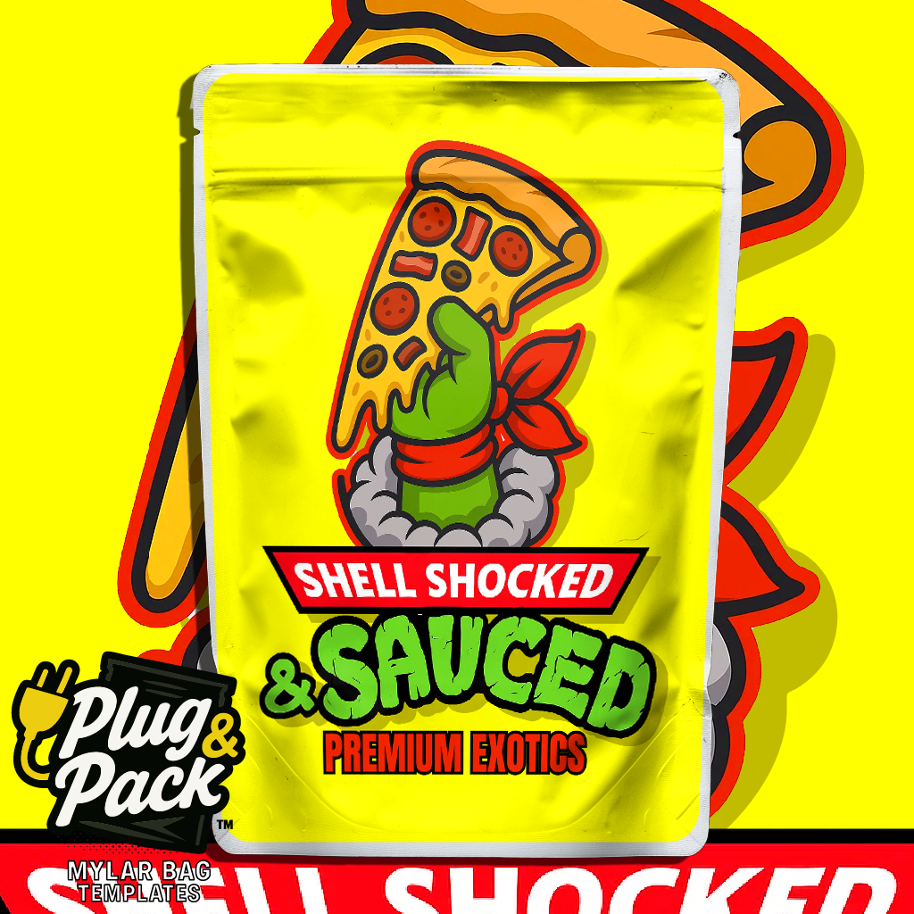 Shell Shocked Sauce Red (Digital Bag Template)