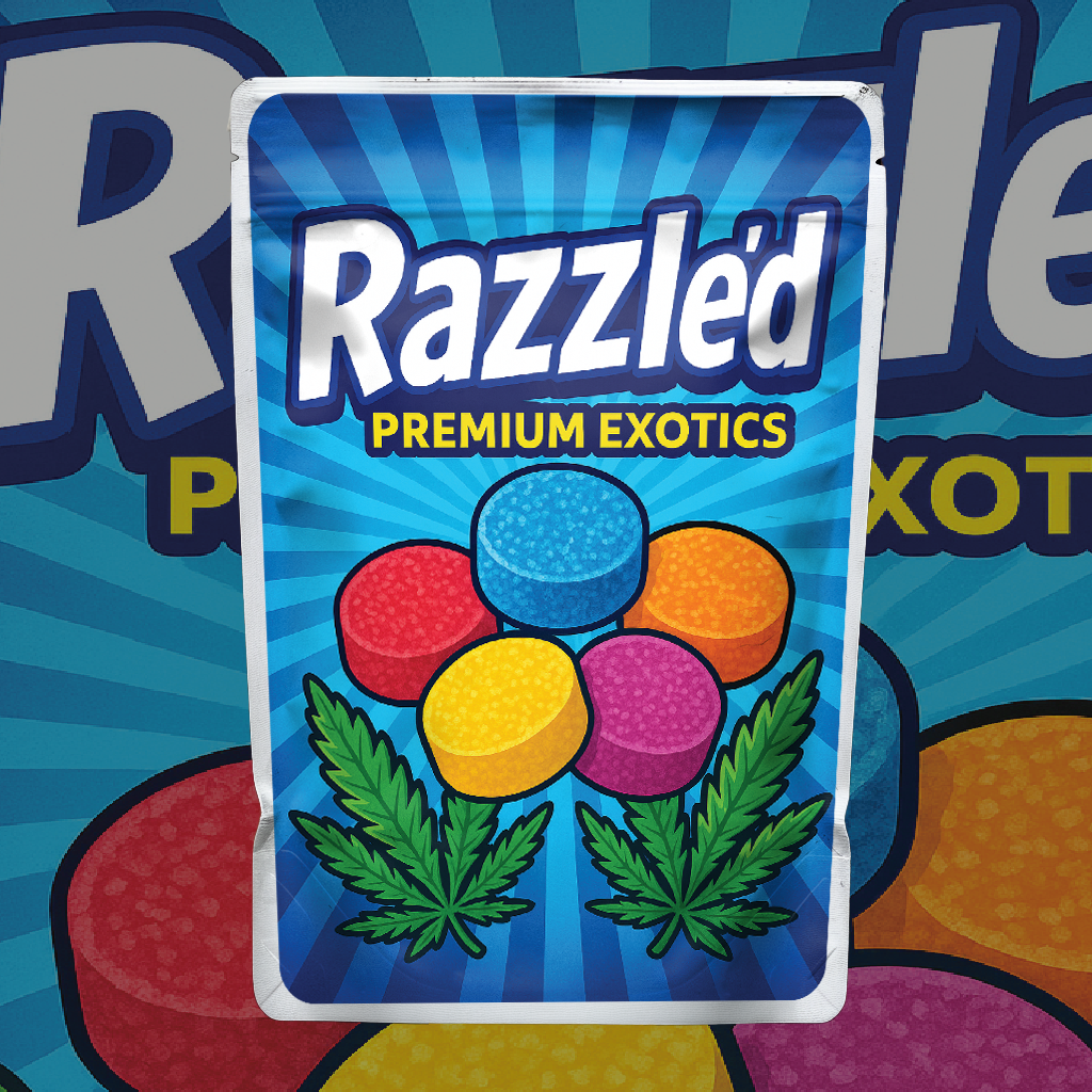 Razzled' Blue (Digital Bag Template)