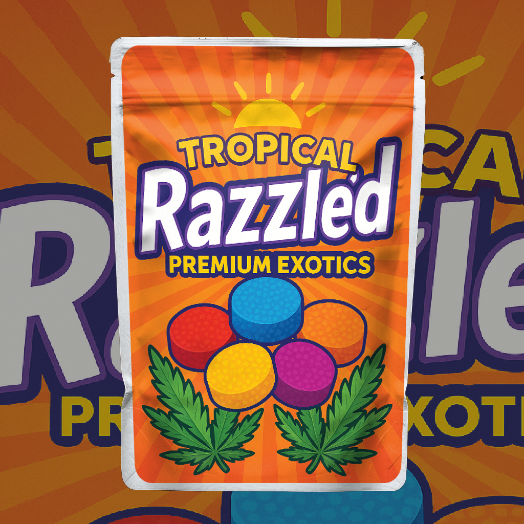 Razzled' Tropical (Digital Bag Template)