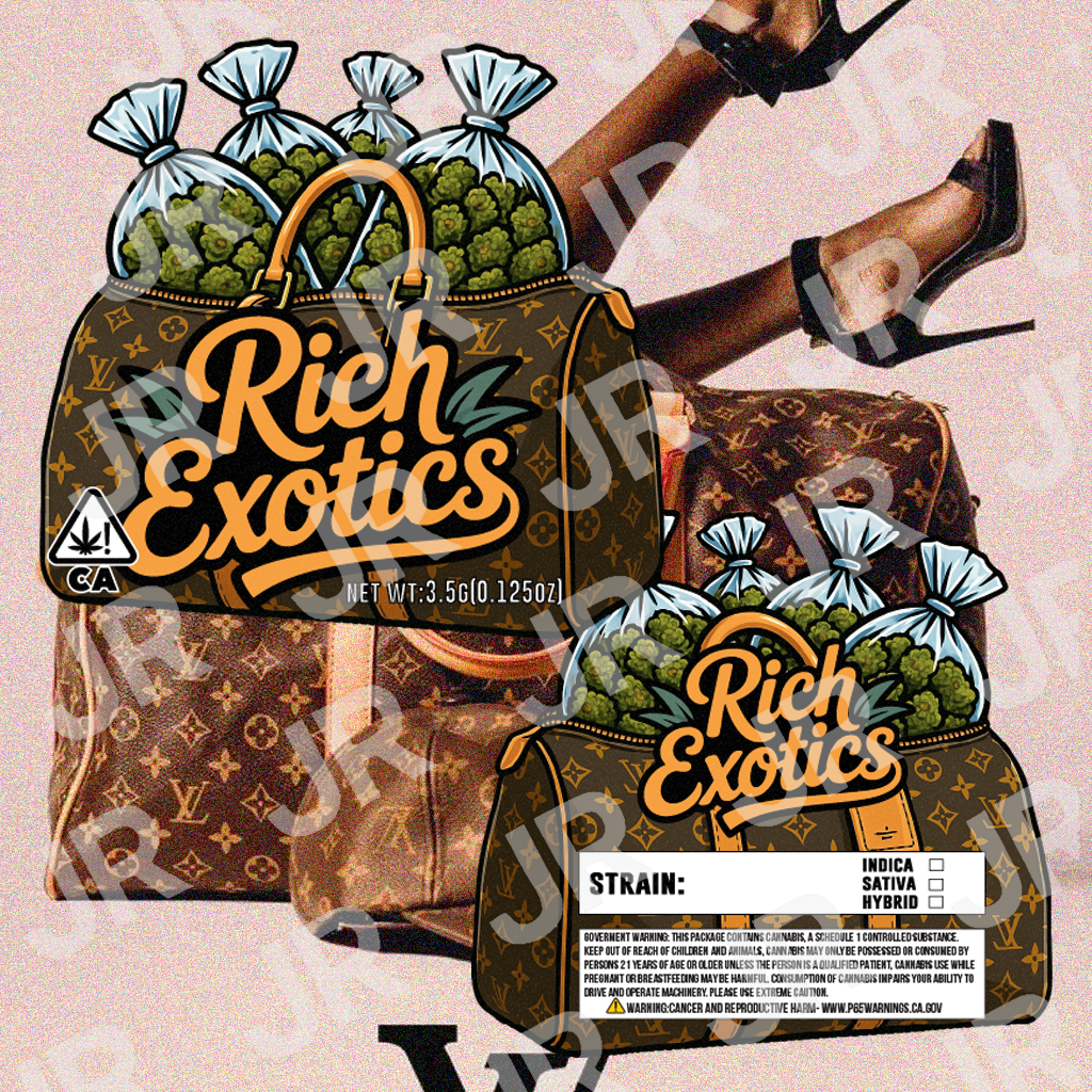 Rich Exotics (Digital Shape Bag Template)