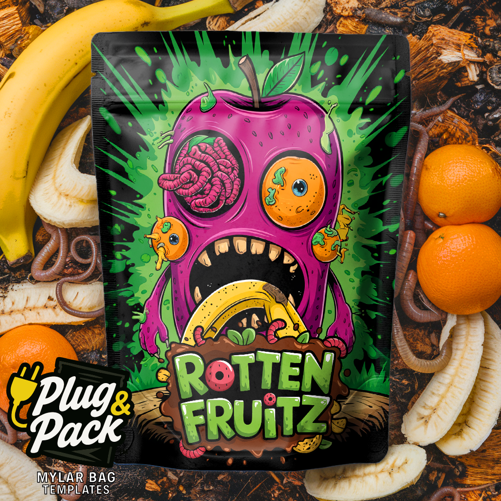 Rotten Fruitz (Digital Bag Template)