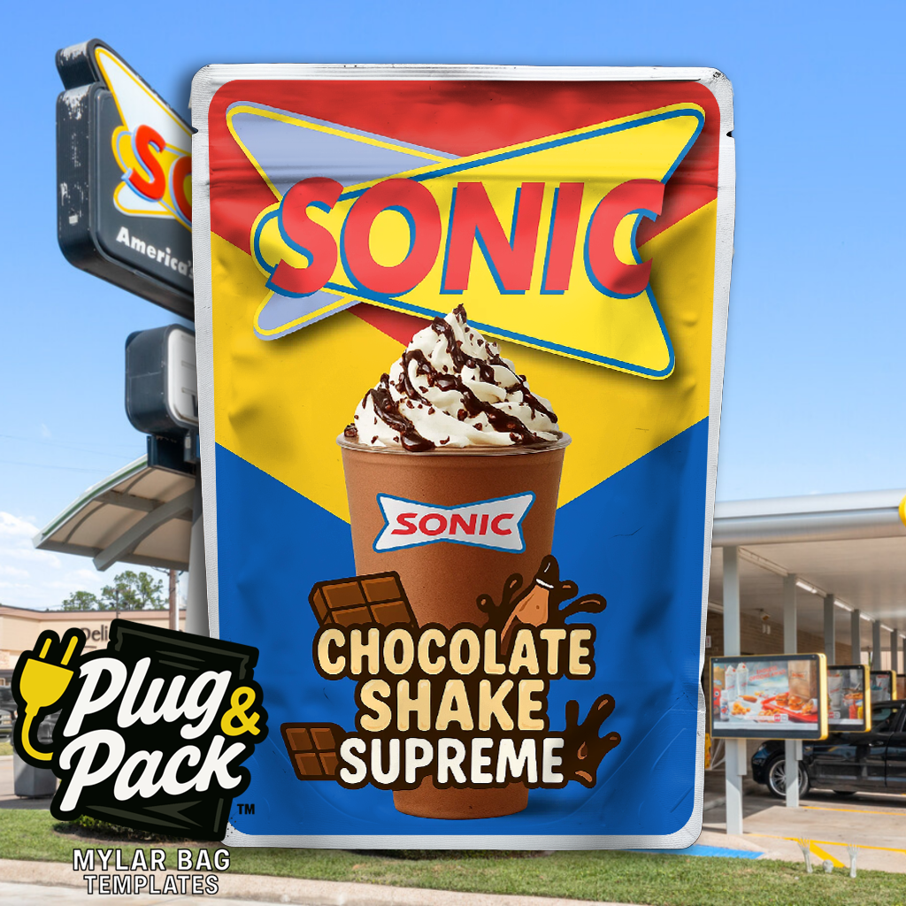 Chocolate Shake SC(Digital Bag Template)