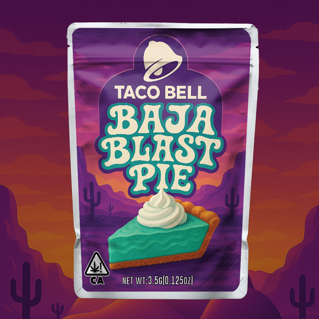 Taco B. Baja Blast Pie (Digital Bag Template)