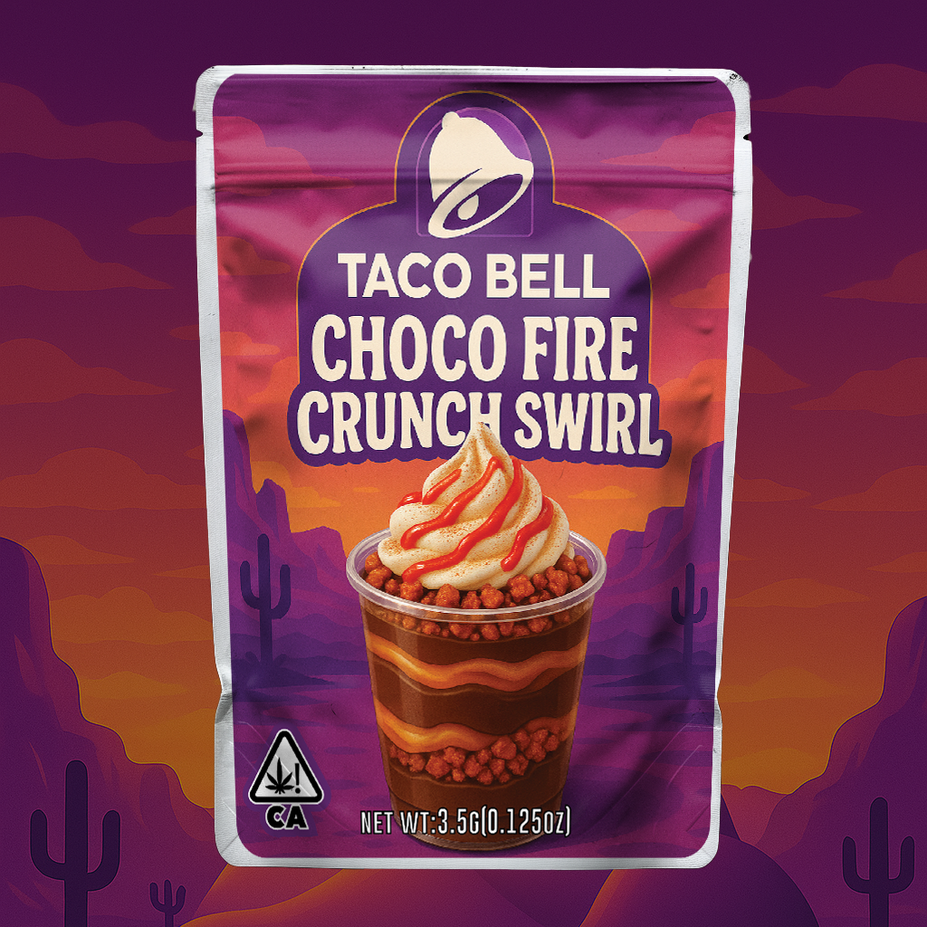 Taco B. Choco Fire (Digital Bag Template)