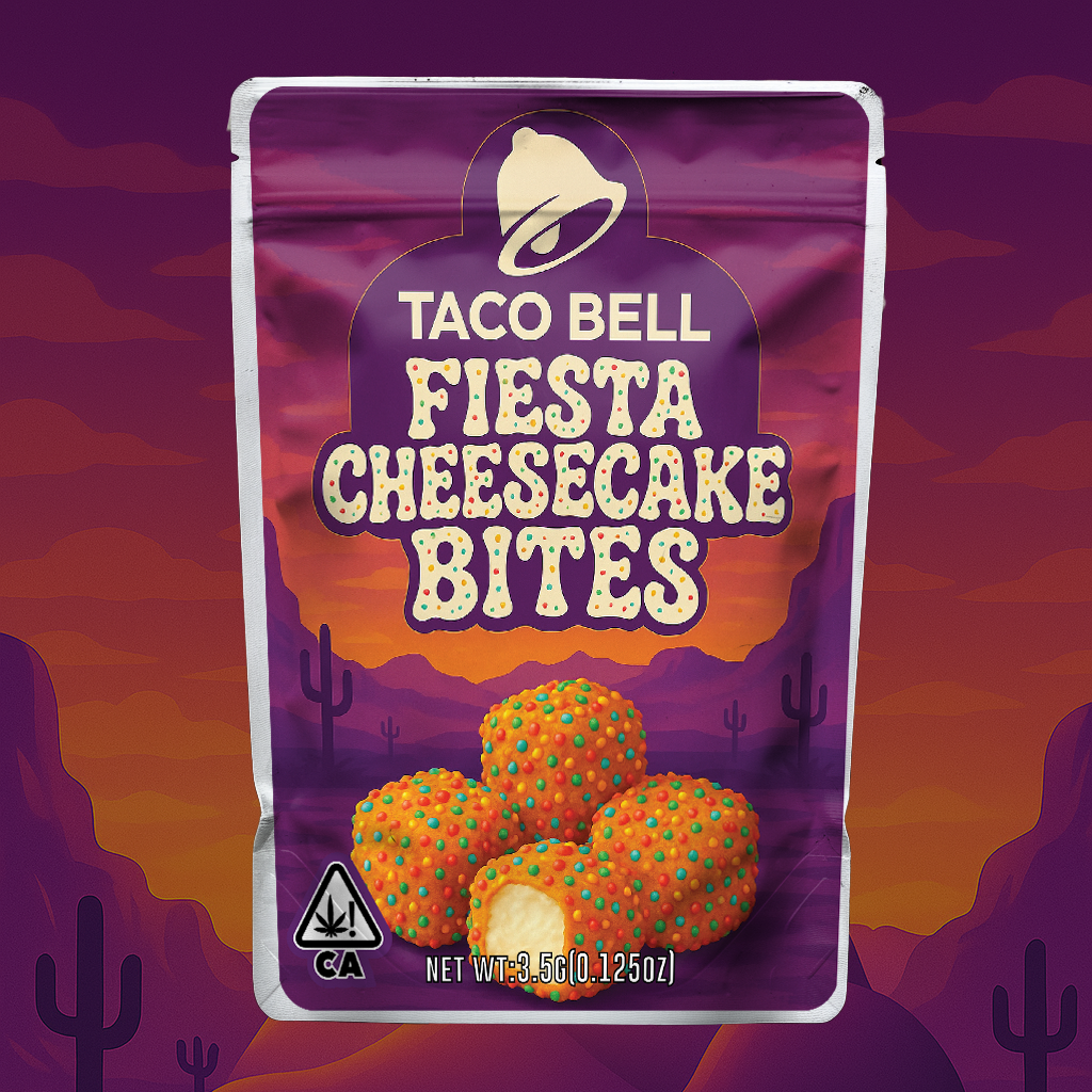 Taco B. Fiesta Cheesecake Bites (Digital Bag Template)