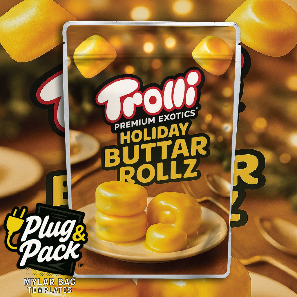 Holiday Butar Rollz (Digital Bag Template)