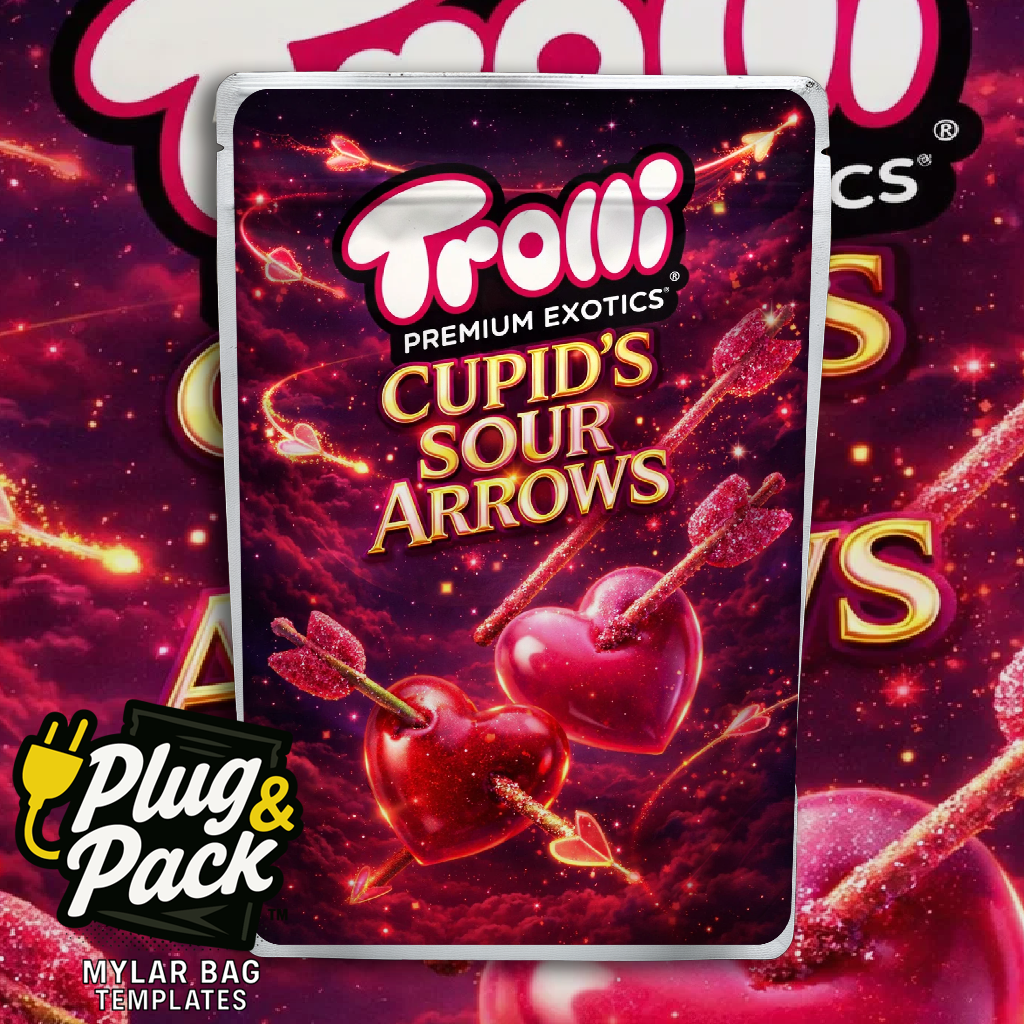 Trolli Cupid Sour Aarows (Digital Bag Template)
