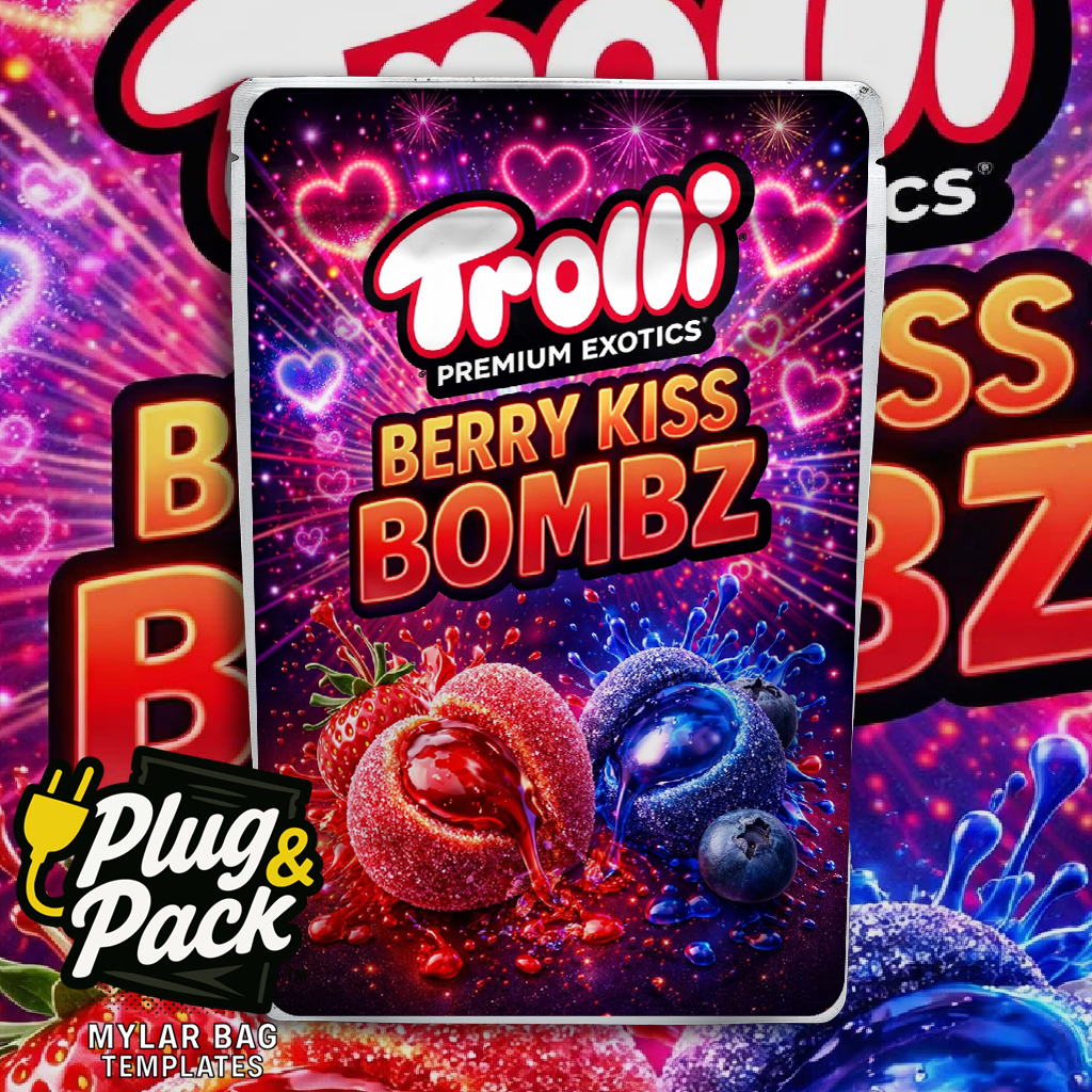 Trolli Berry Kiss Bombz (Digital Bag Template)