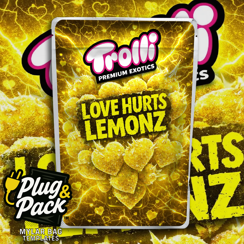 Trolli Love Hurts Lemonz (Digital Bag Template)