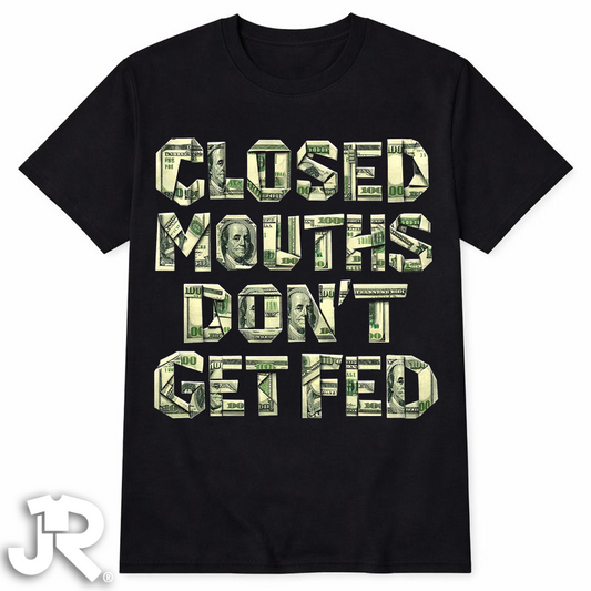 "Closed Mouths" Crewneck T-shirt
