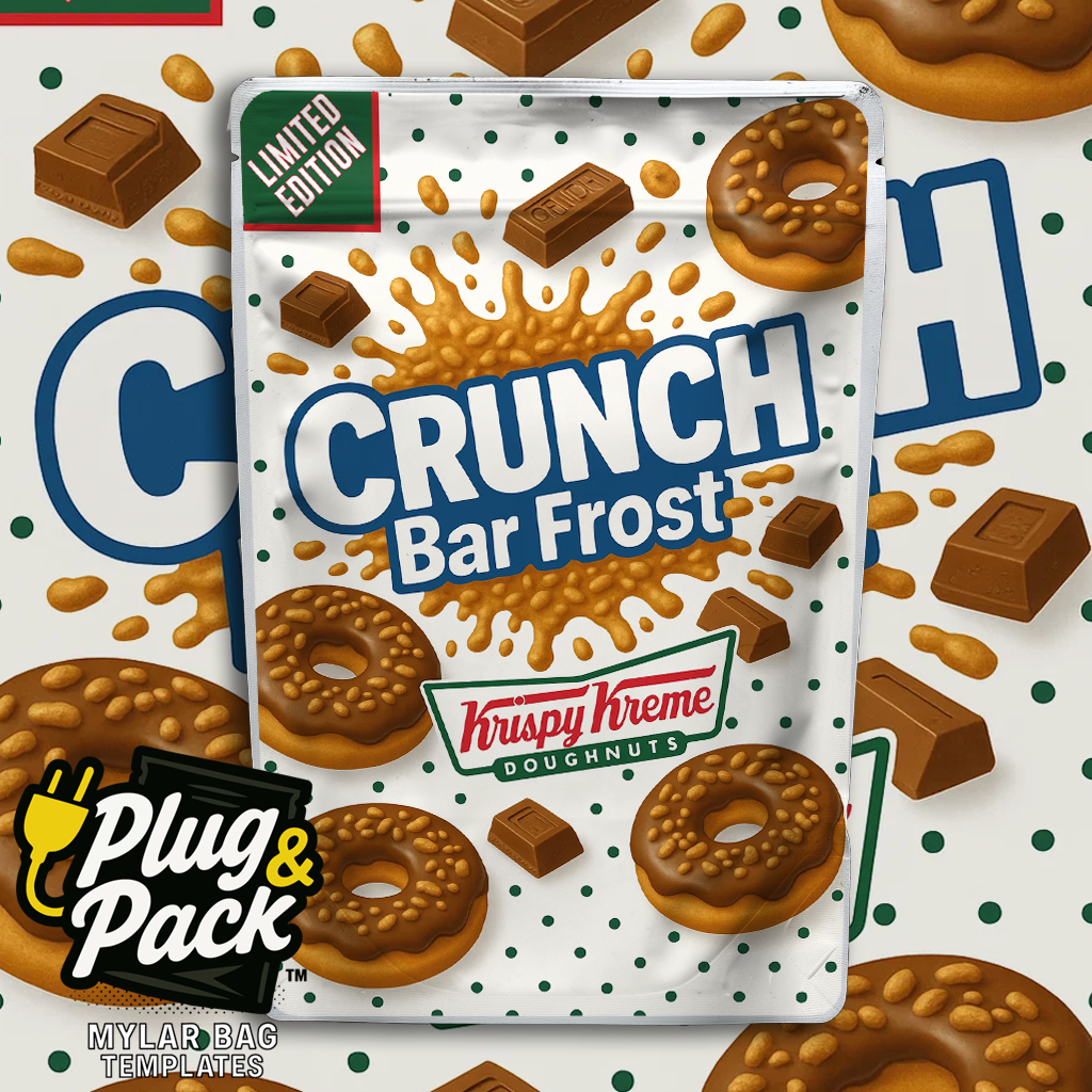 Crunch Bar Donut (Digital Bag Template)
