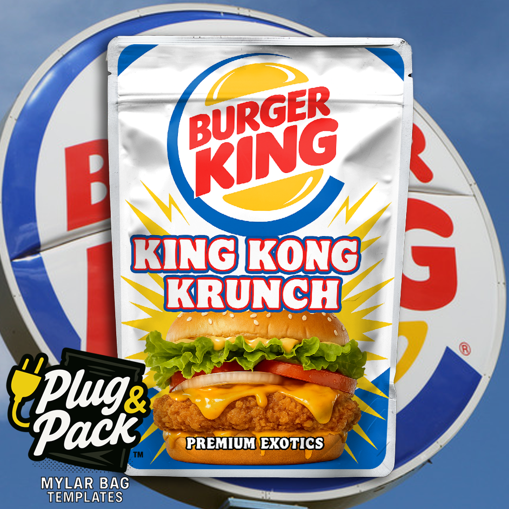 King Kong Crunch BK(Digital Bag Template)