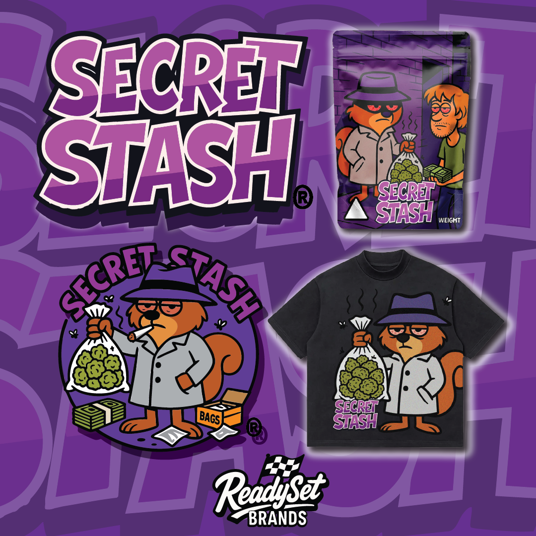 Secret Stash™ Brand Starter Kit – Exclusive Streetwear Logo, Bag & Merch Design Bundle