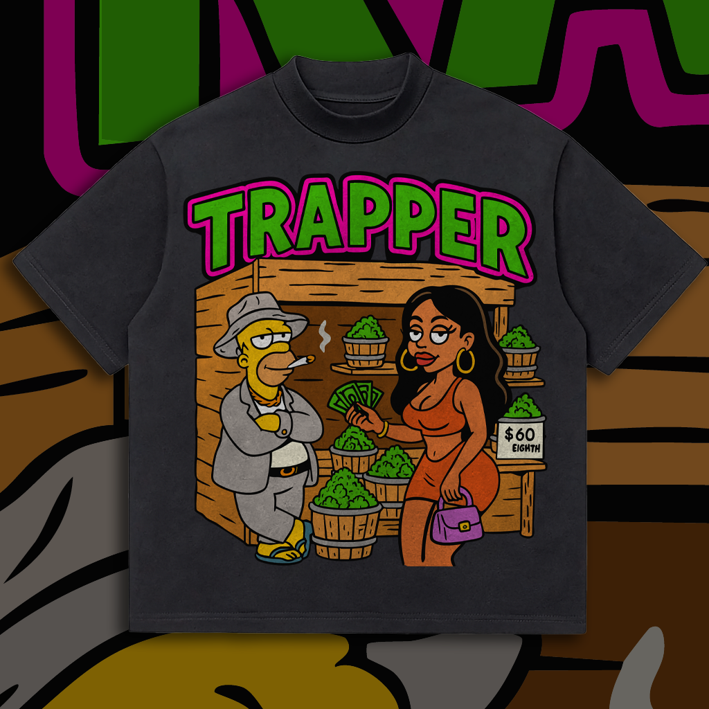 "Trapper Simpson" One-of-One Exclusive T-Shirt Design