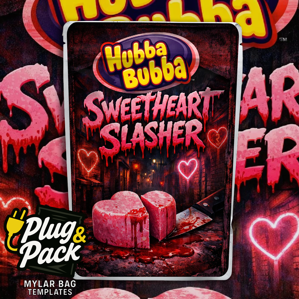 Hubba Bubba Sweetheart Slasher (Digital Bag Template)