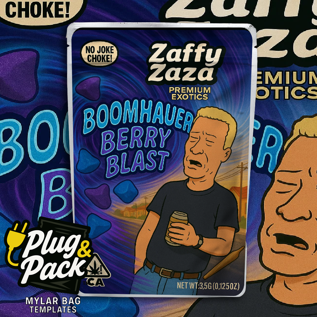 Zaffy Zaza Berry Blast (Digital Bag Template)