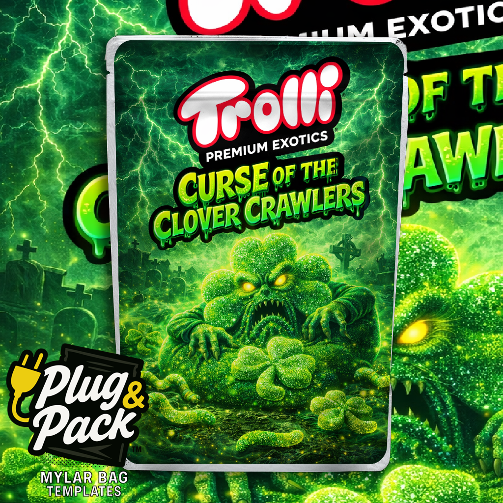 Trolli Clover Crawlers (Digital Bag Template)