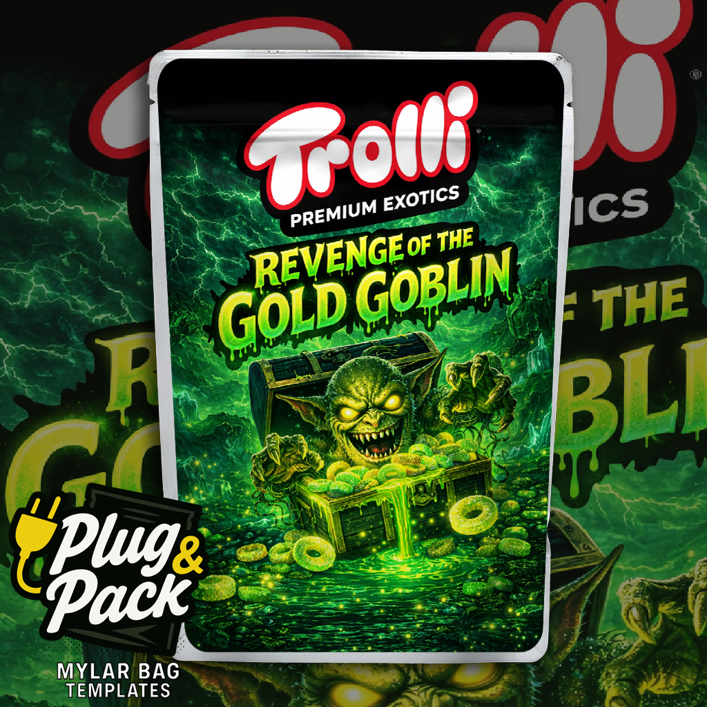 Trolli Gold Goblin (Digital Bag Template)
