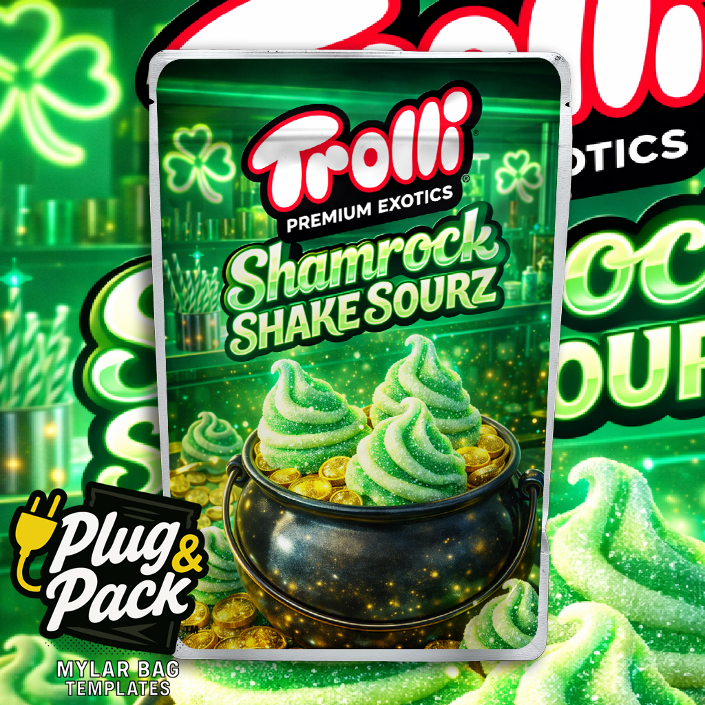 Trolli Shamrock (Digital Bag Template)