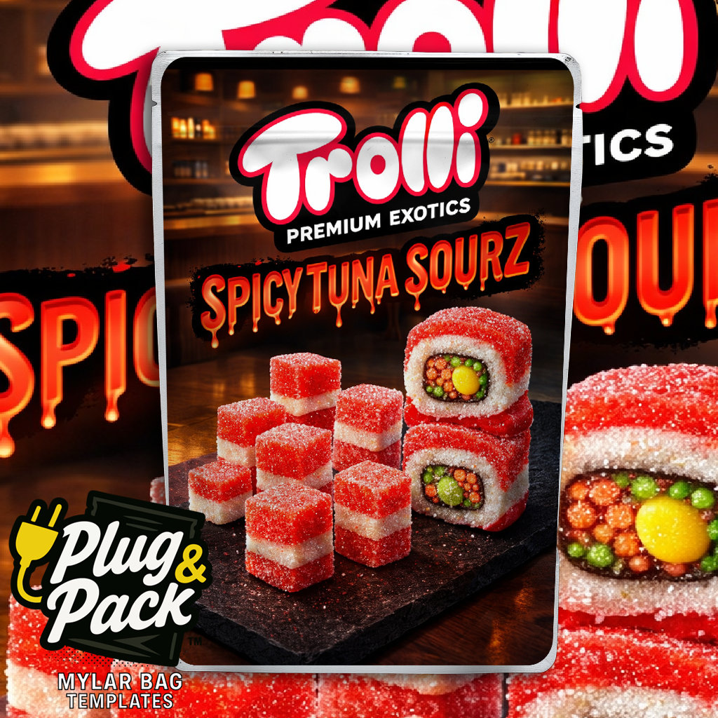 Trolli Spicy Tuna (Digital Bag Template)