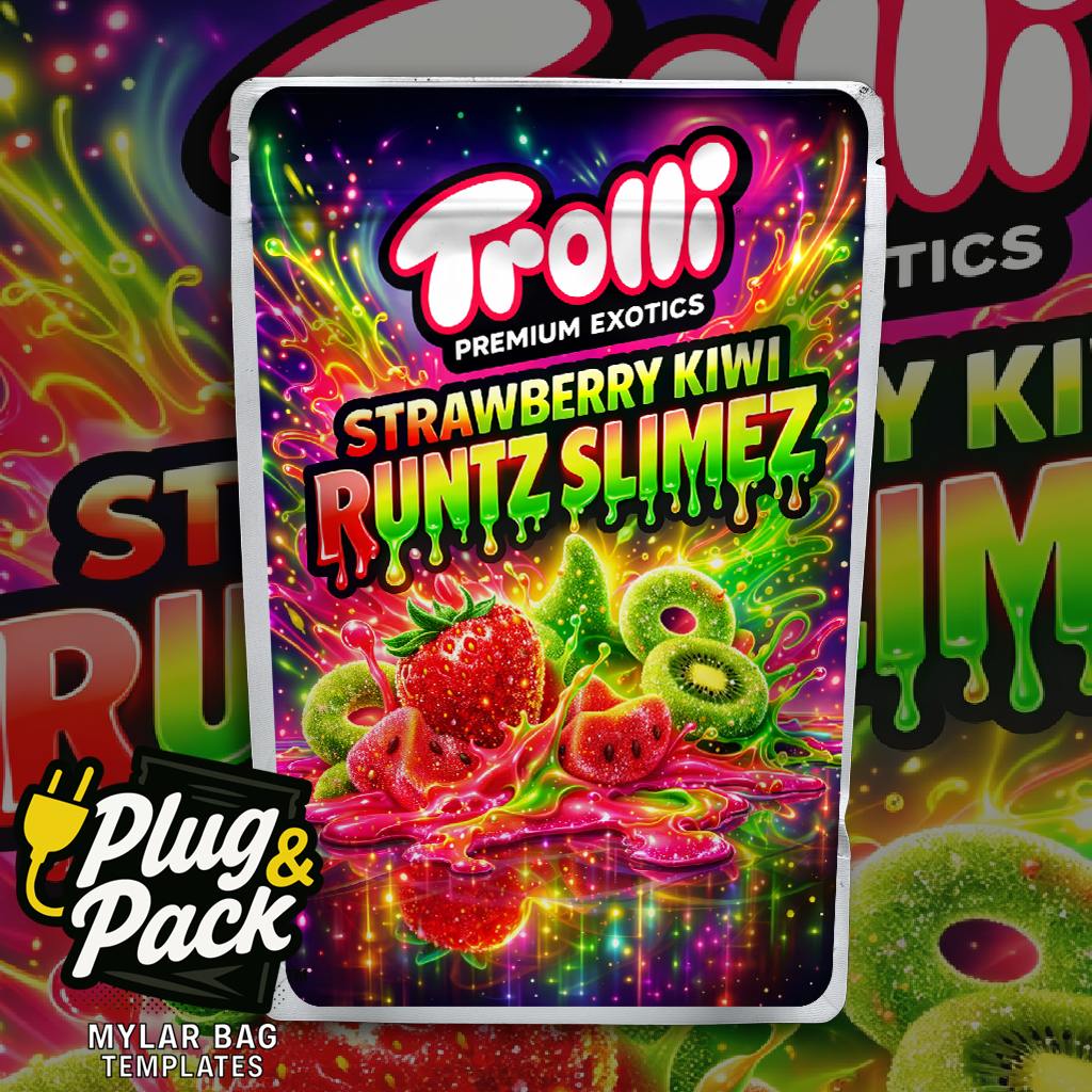 Trolli Strawberry Kiwi Runtz (Digital Bag Template)