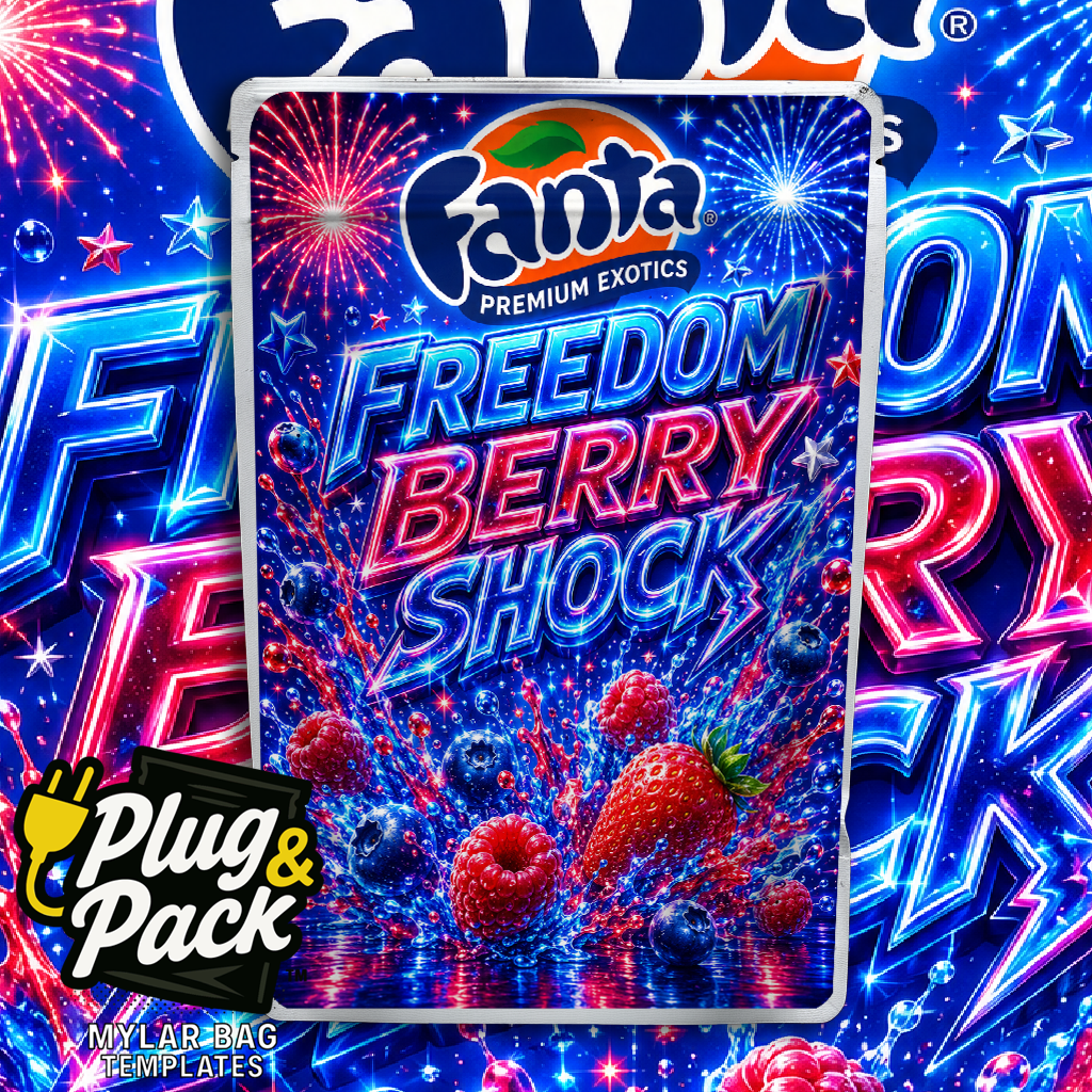 Fanta Freedom Berry (Digital Bag Template)