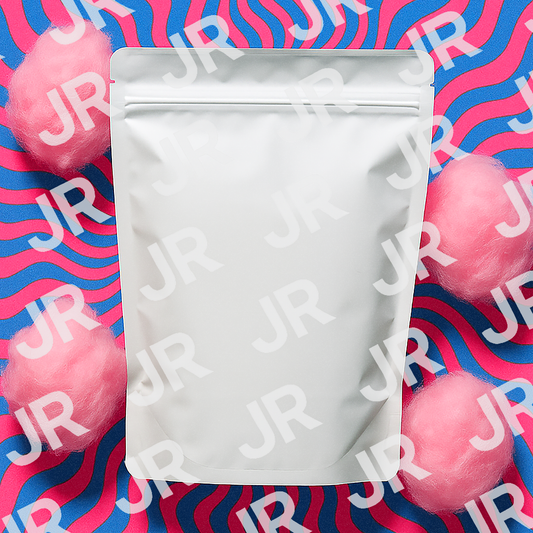 "Trippy Cotton Candy" Mylar Bag Mockup Bundle – High-Resolution Editable PNG Templates