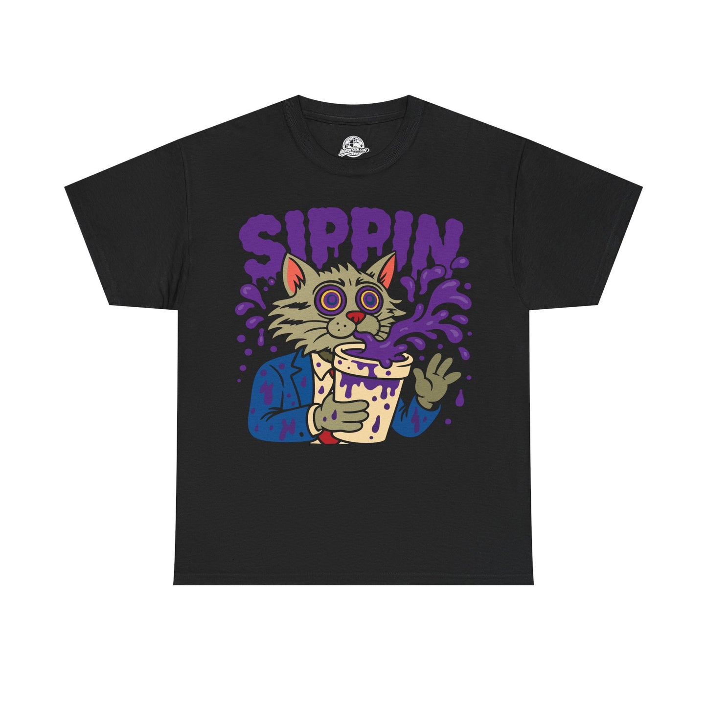 'SIPPIN' Frizz the Kat Collection T-shirt